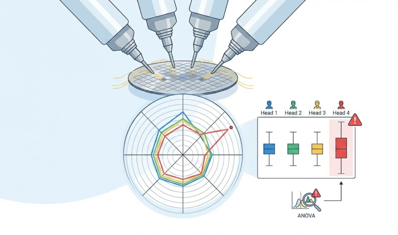 멀티 헤드/멀티 노즐 일관성 '레이더'
