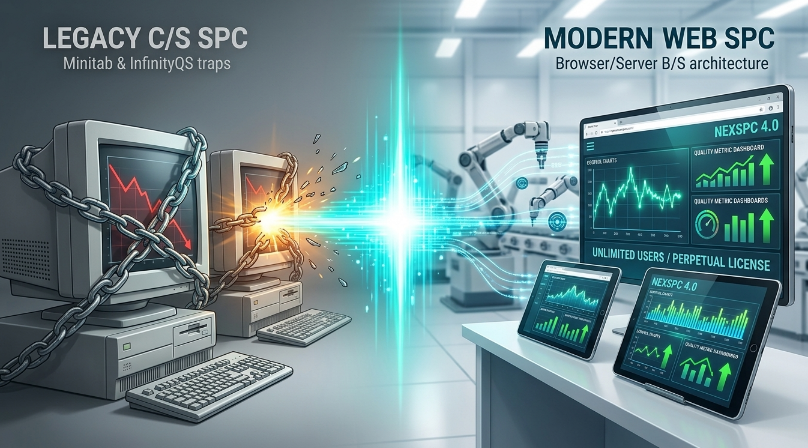 Breaking the Legacy Software Subscription Trap: A Modern Web-Based Alternative to Minitab, InfinityQS, and Legacy Systems