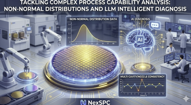 Tackling Complex Process Capability Analysis: Non-Normal Distributions and LLM Intelligent Diagnosis in Semiconductor SPC