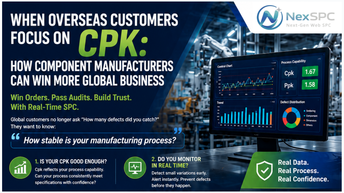 When Overseas Customers Focus on Cpk: How Component Manufacturers Can Win More Global Business